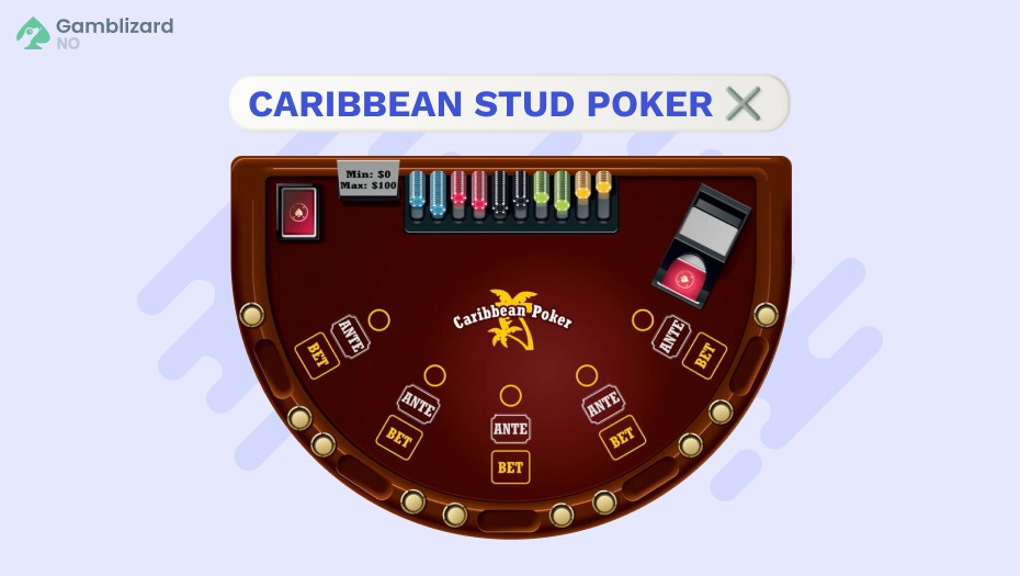 spillbordet caribbean stud poker