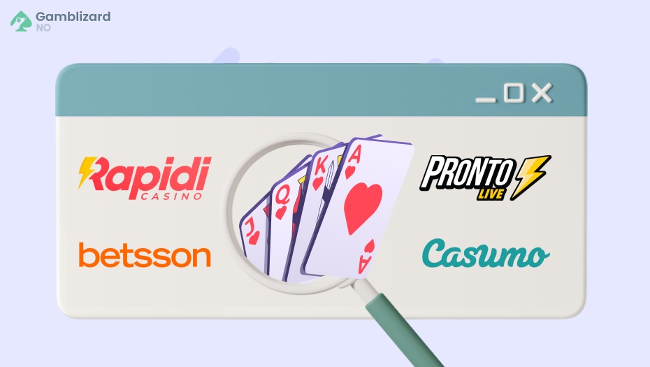 tips om 4 casinoer hvor du finner pokerspillet