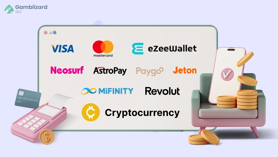 uttak og betalinger på nettcasino
