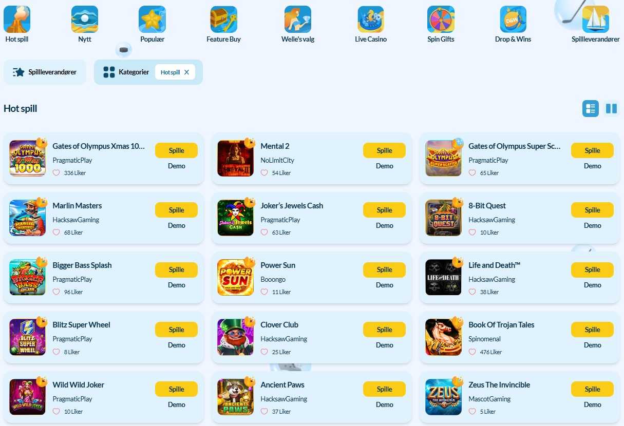 welle casino slots