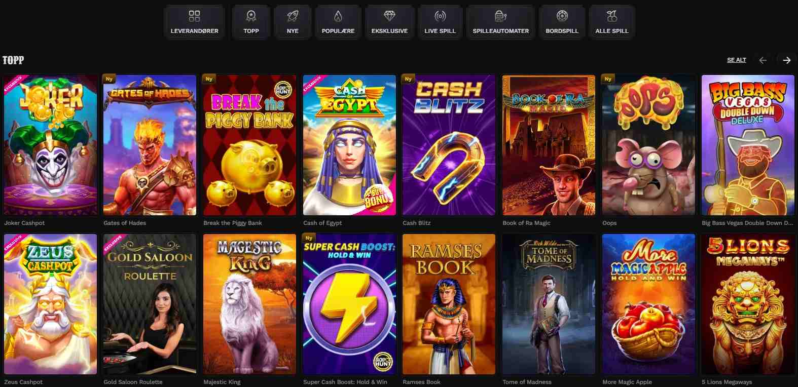 wildsino games