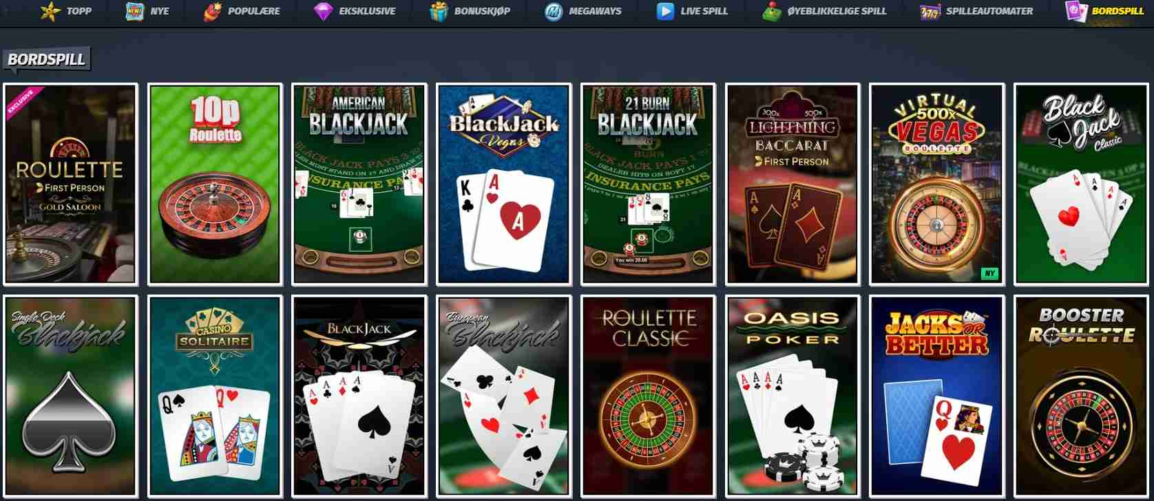 allyspin casino table games