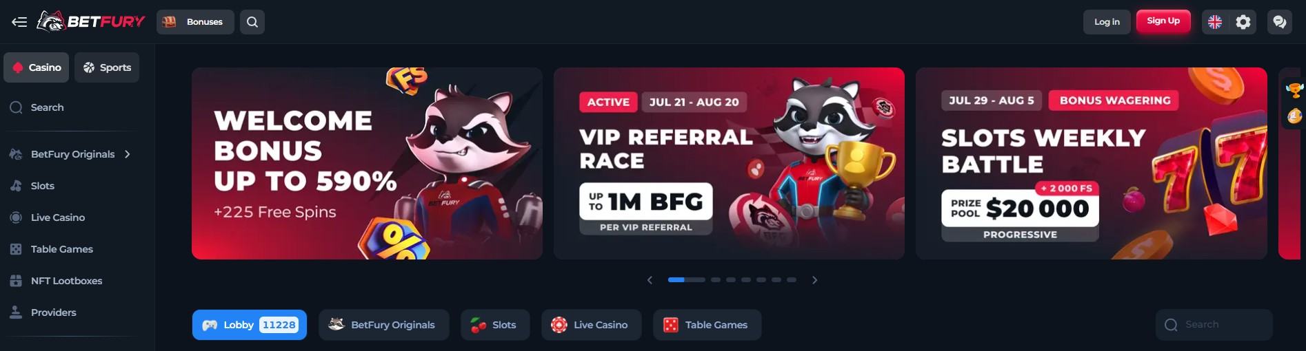 betfury casino