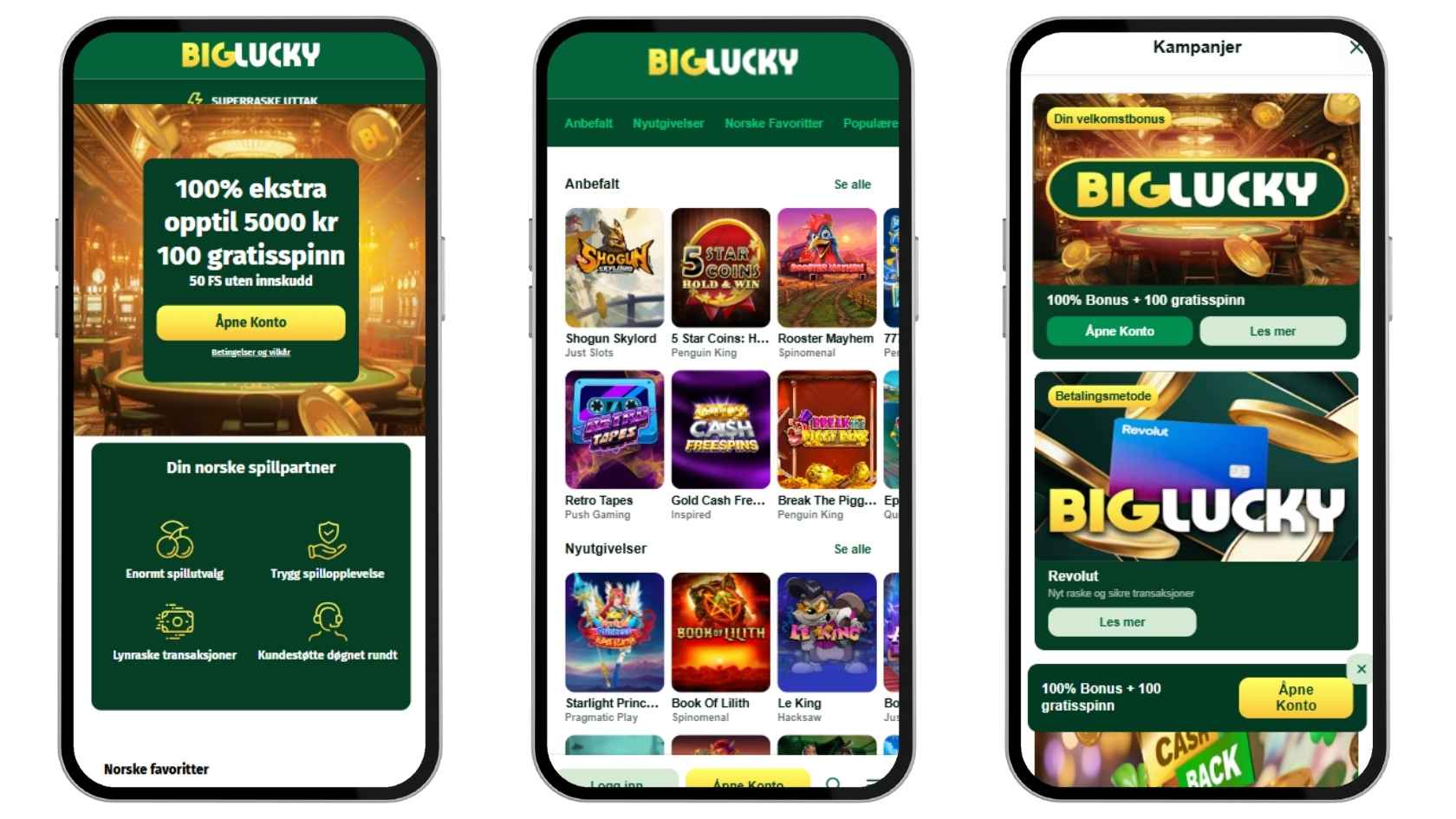 biglucky beste nettcasino