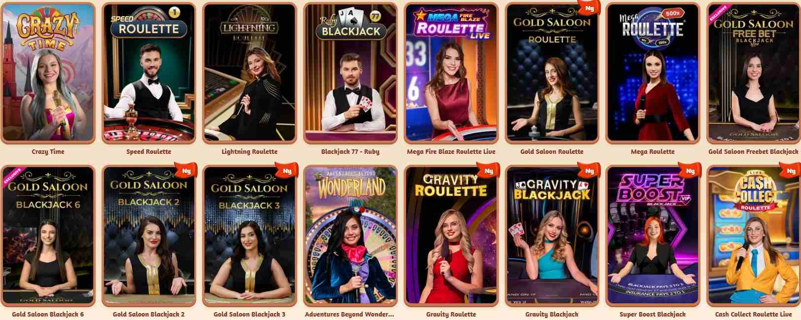 billybets live casino