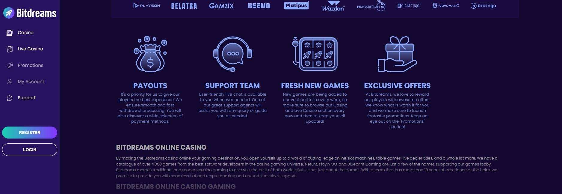 bitdreams casino