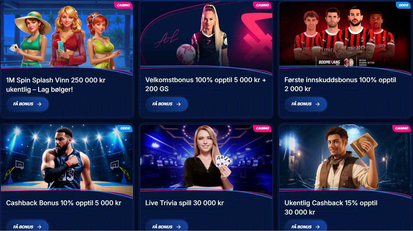 boomerang bet promotions