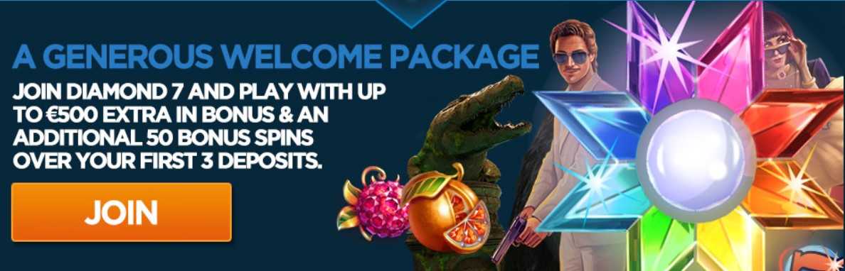 diamond7 casino welcome bonus