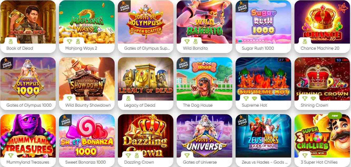 fresh casino games