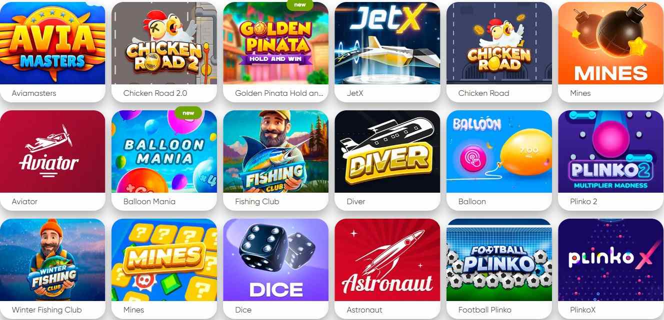 fresh casino instant games