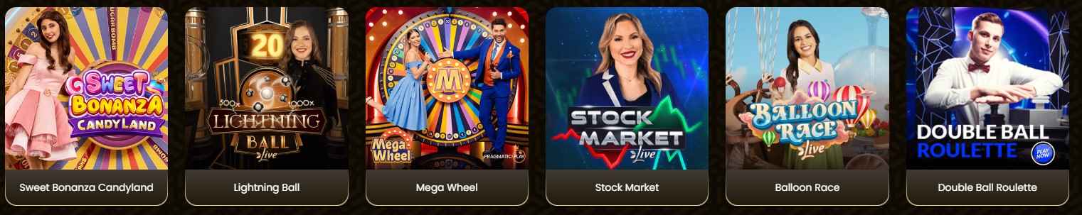 goldspin live games