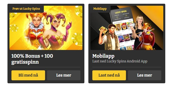 lucky spins bonuser