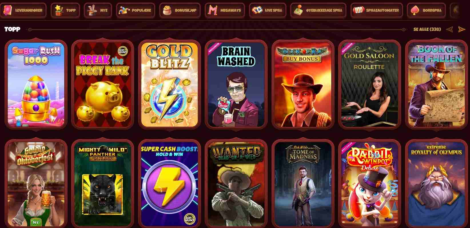 magius casino games