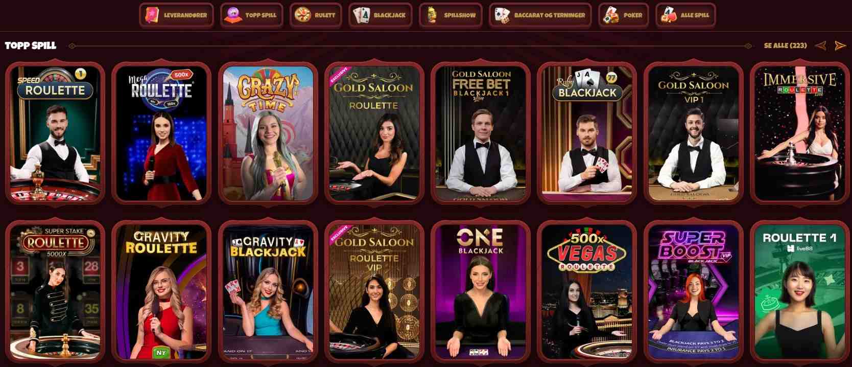 magius casino live casino