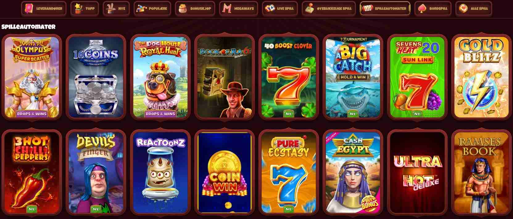 magius casino slots