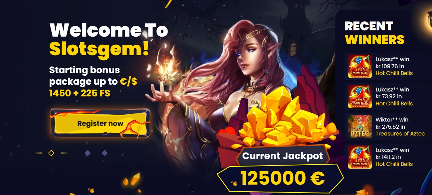 slotgem casino welcome bonus
