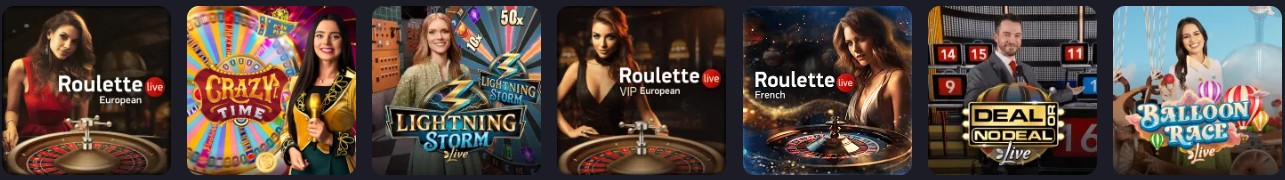 spinarium live casino