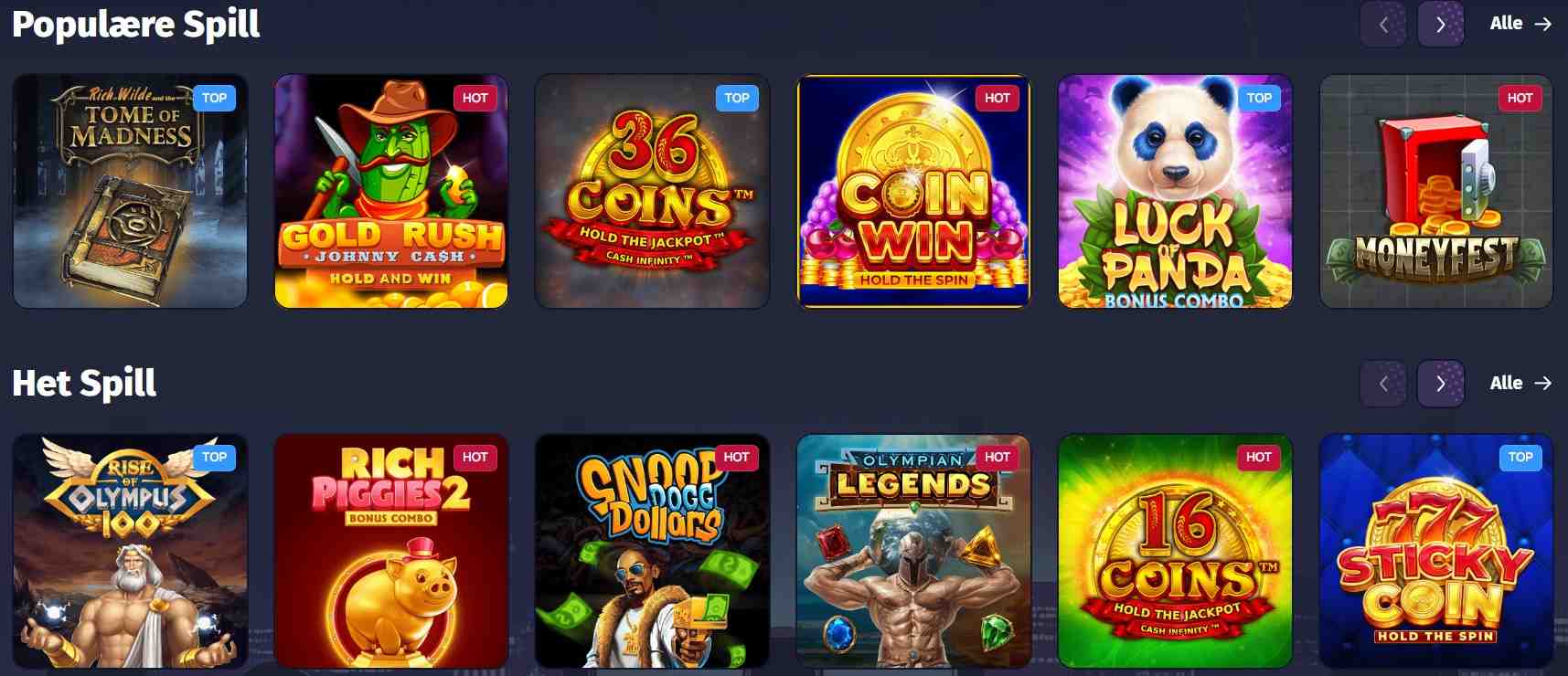 spinlander casino games