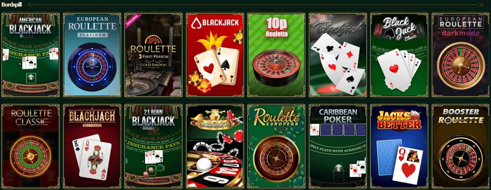 spybet table games