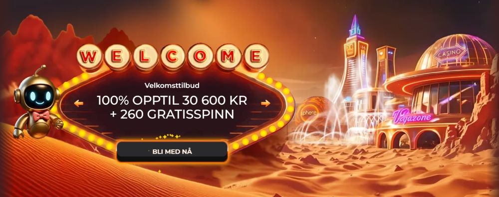 vegazone casino velkomstbonus