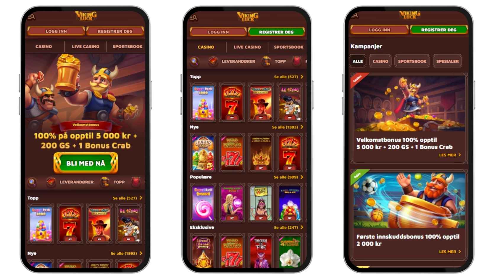 vikingluck nye casino