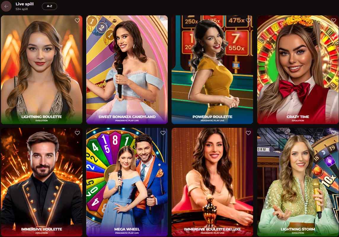 vincispin live casino