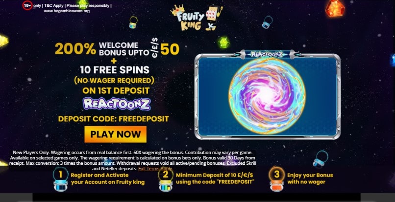 10 free spin codes