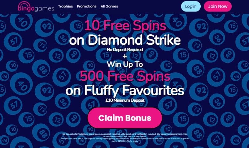 10 free spins bingo