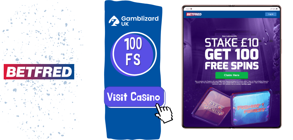 100 free spins at betfred