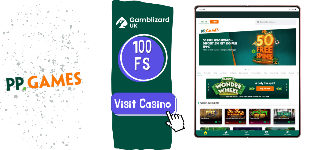 100 free spins at paddypower casino