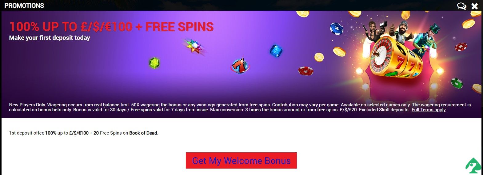 Casino British free spins