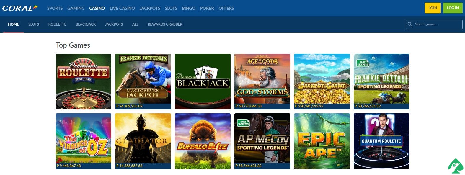 Coral Online Casino UK promotions and codes