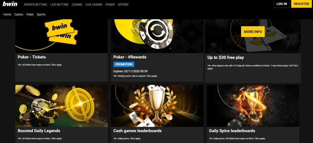 bwin casino bonuses & opening offer