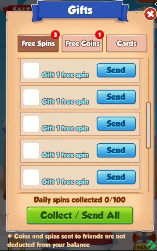 coin master send gifts