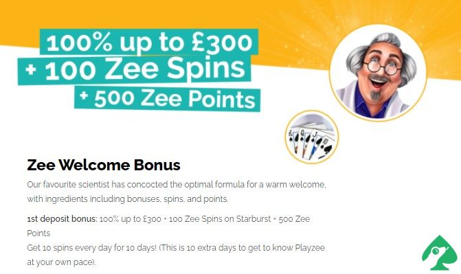 playzee.com welcome bonus