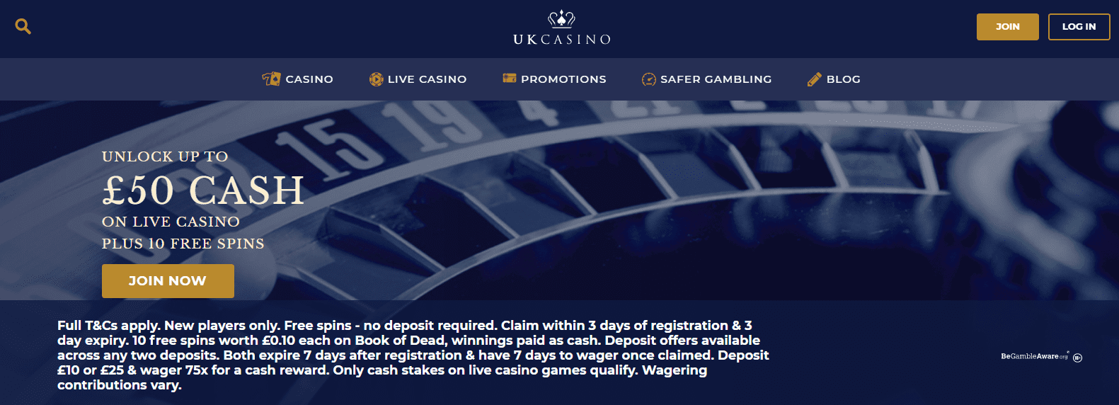 Uk casino promotions official site