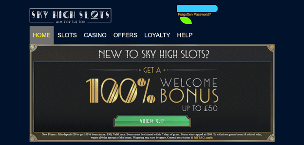 SkyHigh Slots Bonus