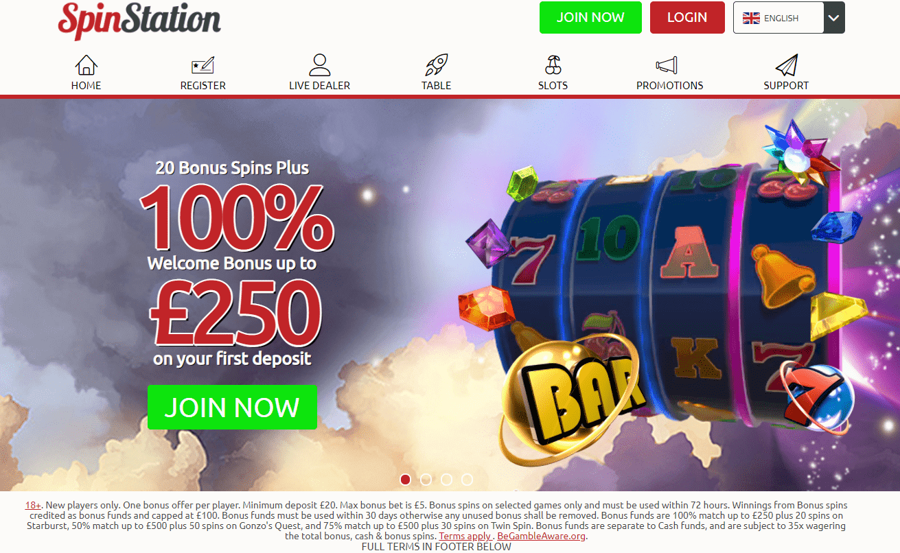 spinstation casino bonus