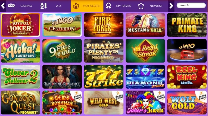 fever slots games