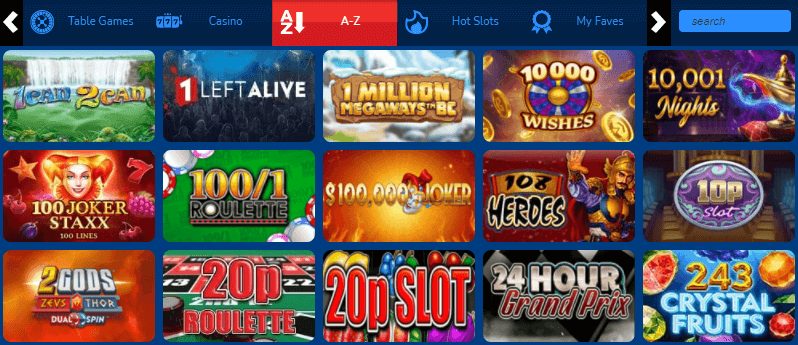 Online Slots UK games