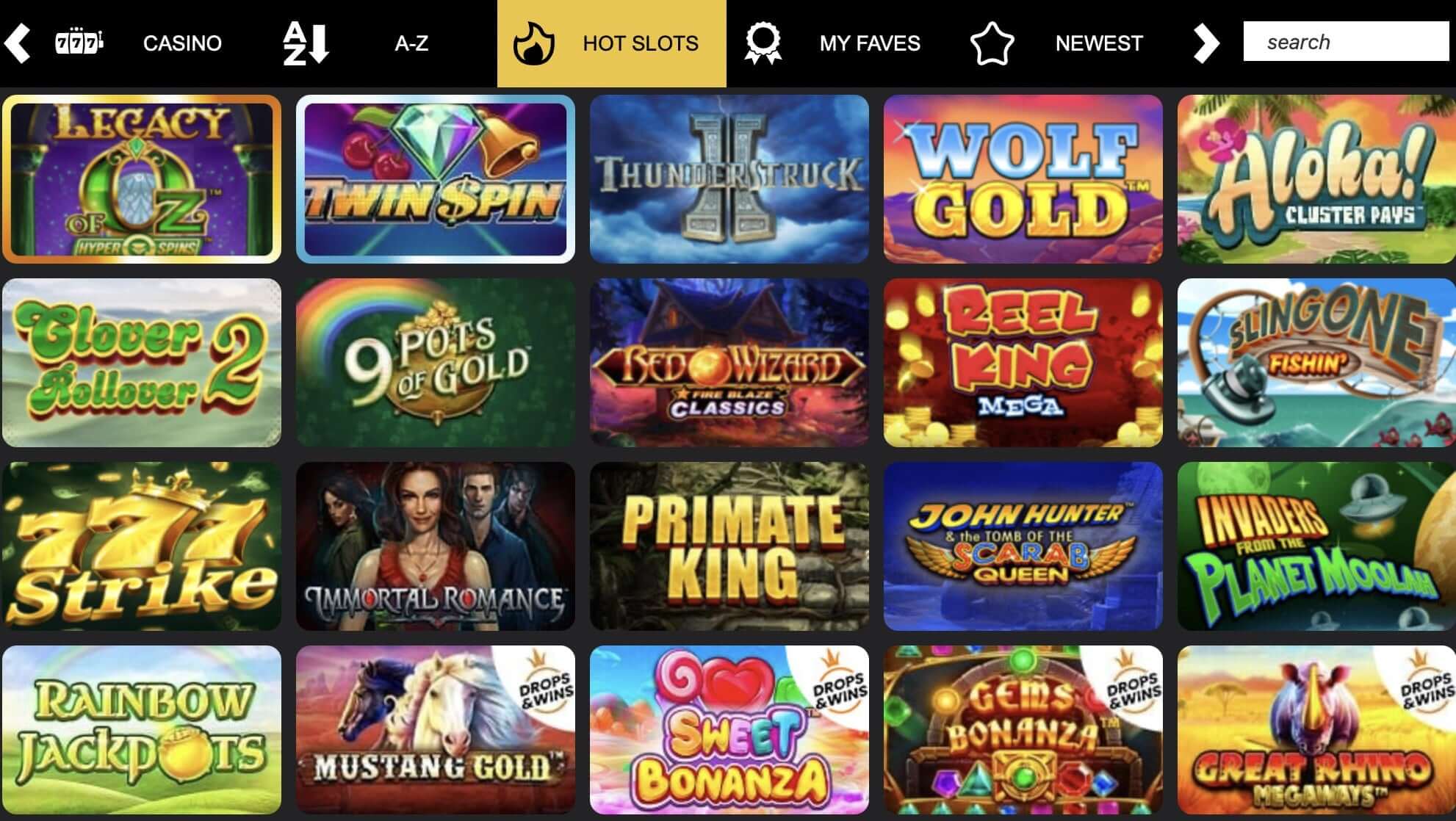 Play Leon Casino Games Variety and Software