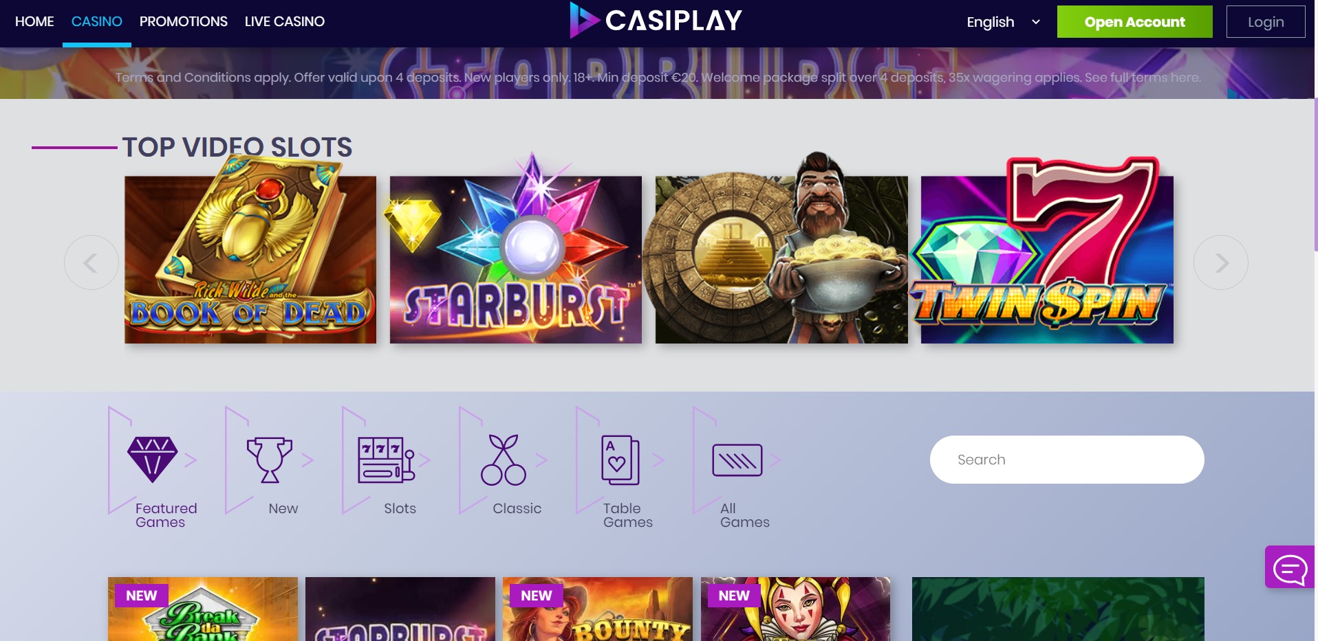 Casiplay casino slots