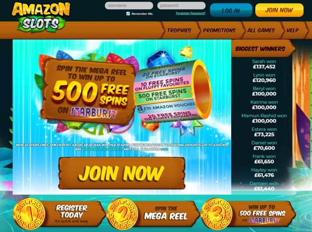 Amazon Slots UK casino