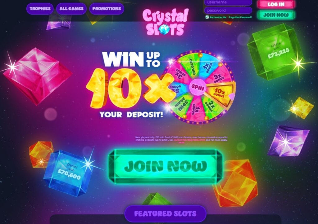 crystal slots promo code