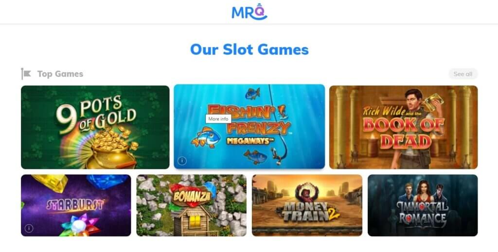 mrq casino slots games