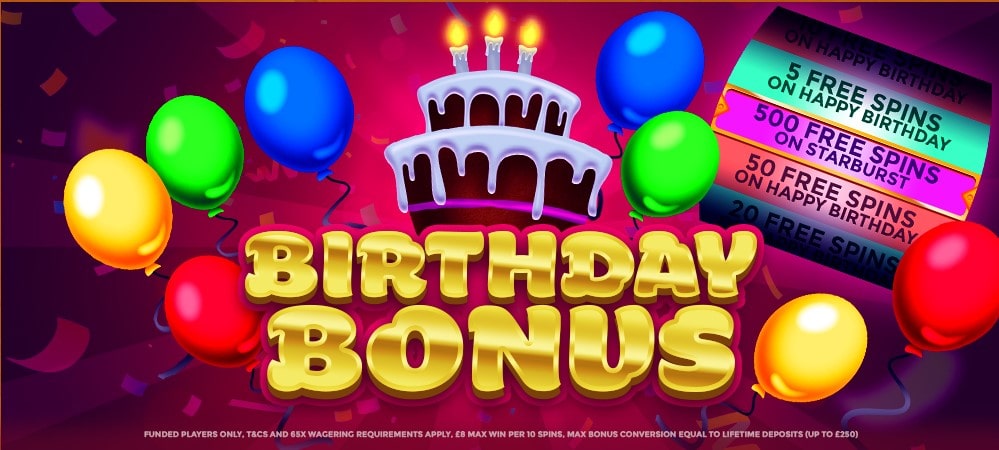 simba slots birthday bonus