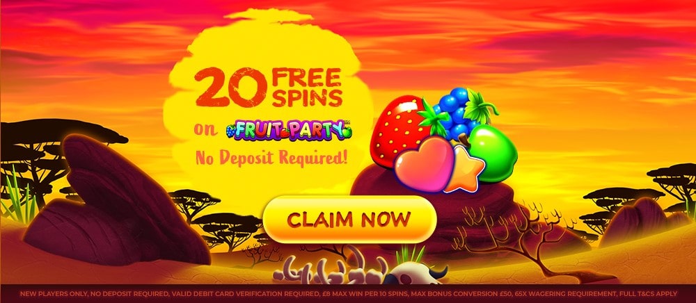 simba slots no deposit 20 free spins