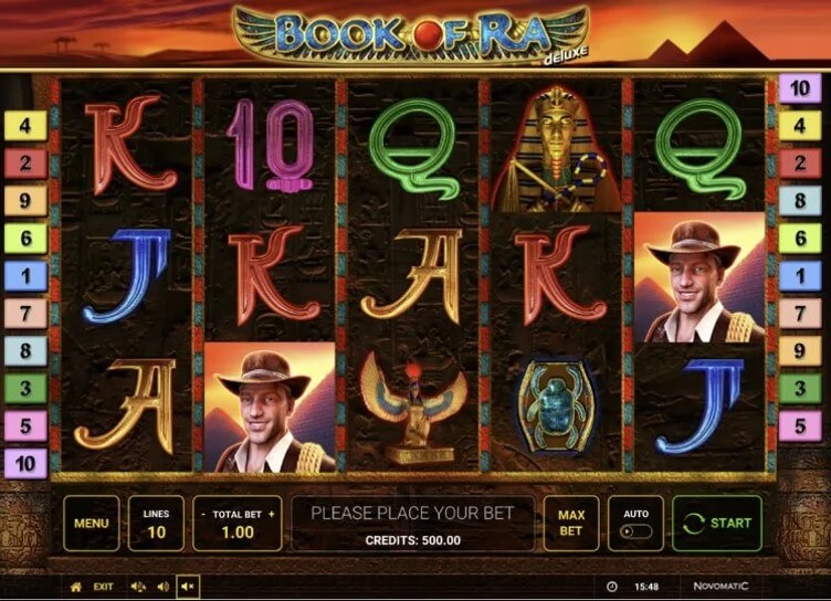 Book of Ra Deluxe Free Spins