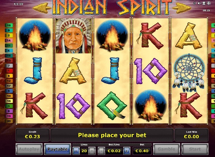 Indian Spirit Free Spins