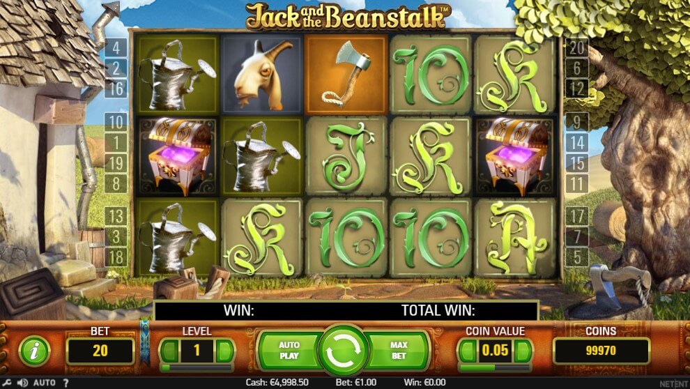 Jack And The Beanstalk Free Spins